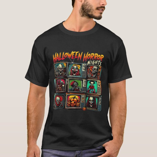 T-shirt Halloween Horror Nights Y Movie  (Devant)