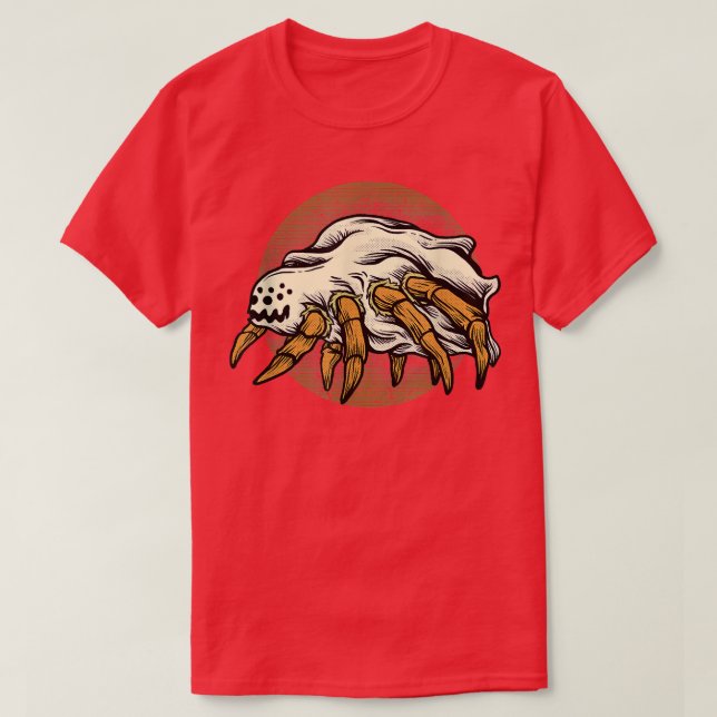 T-shirt Halloween HorrorCompetition Squelette Spider Ghos (Design devant)