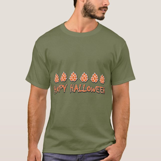 T-shirt Halloween Houblonné (Devant)