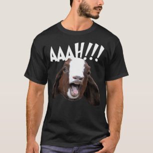 T-shirt Halloween hurler chèvre AAAH ! ! ! - Fonds