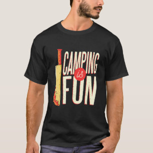 T-shirt Halloween I Camping Couteau Camper Killer Cool d'h