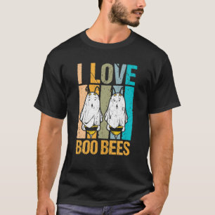 T-shirt Halloween I Love Boo Bees