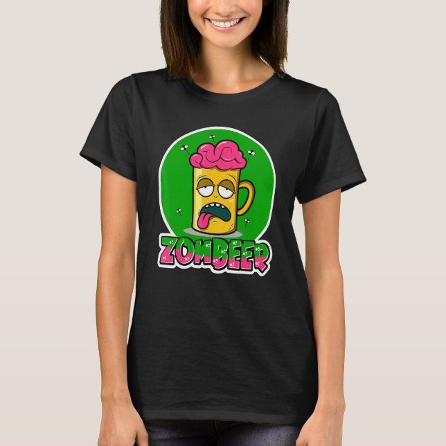 T-shirt Halloween ivre pour femmes (Devant)