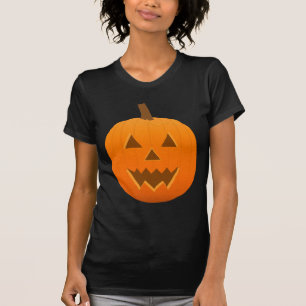 T-shirt Halloween: Jack-O-Lantern : Citrouille :T-shirt