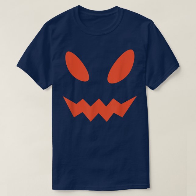 T-shirt Halloween Jack O Lantern Jackolantern Funny Lazy C (Design devant)