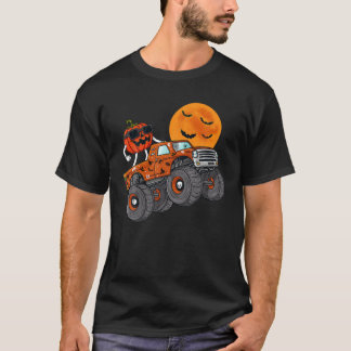 T-shirt Halloween Jack-o'-lantern Monster Truck Toddler Bo