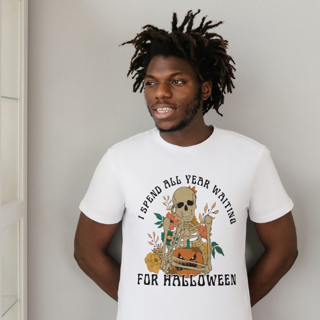 T-SHIRT HALLOWEEN J'AI PASSÉ TOUTE L'ANNÉE À ATTENDRE HALL (Créateur téléchargé)