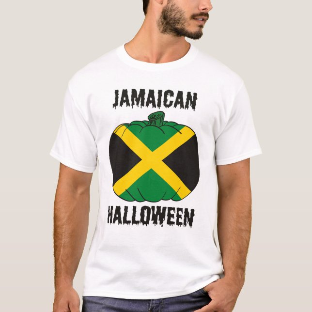 T-shirt Halloween jamaïcain (Devant)