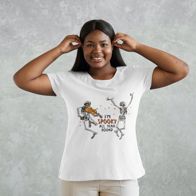 T-SHIRT HALLOWEEN JE SUIS ÉFFRAYANT TOUTE L'ANNÉE SKELETON (Créateur téléchargé)