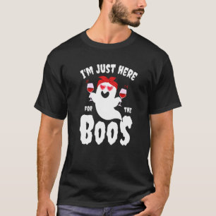T-shirt Halloween Je suis ici pour la Dernière Minute Wine