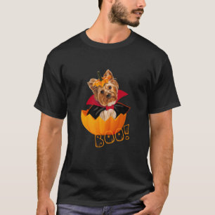 T-shirt Halloween joli Yorkshire terrier chien citrouille