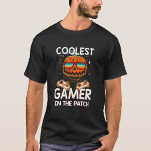 T-shirt Halloween Joueur le plus frais dans le Patch Garço