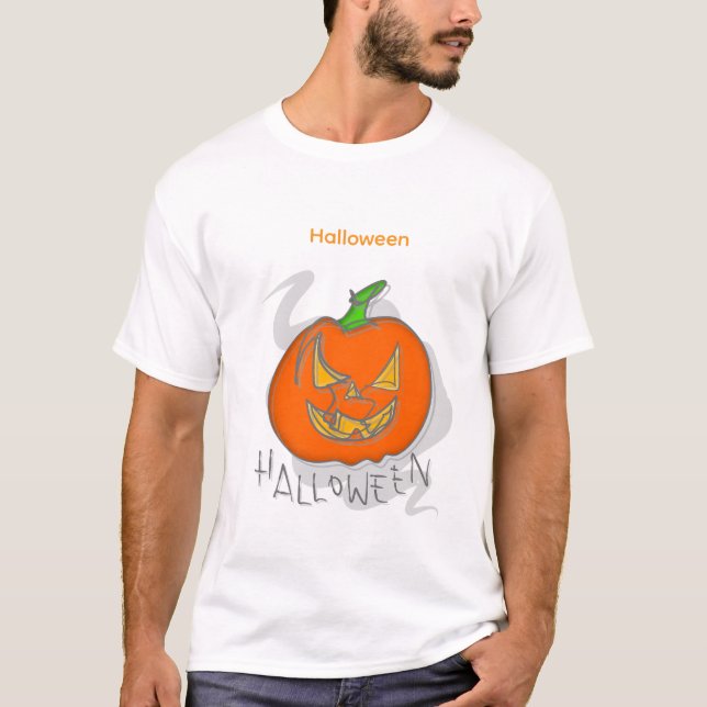 T-shirt Halloween Jour vintage (Devant)
