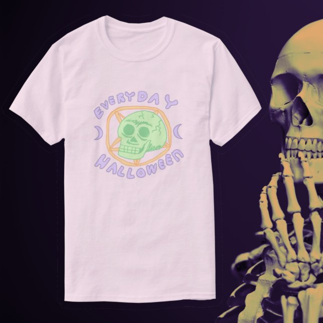 T-shirt Halloween - Kawaii Pastel Goth Skull (Créateur téléchargé)
