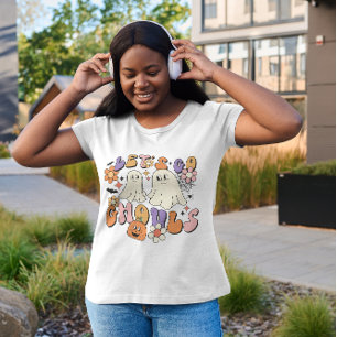 T-SHIRT HALLOWEEN LAISSE ALLER GHOULS CUTE GHOSTS 👻 👻 🎃