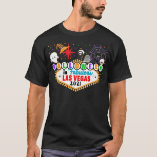 T-shirt Halloween Las Vegas Correspondance Voyage Vacances