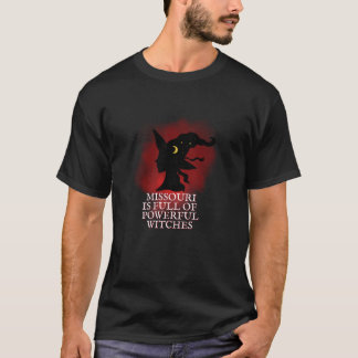 T-shirt Halloween Le Missouri Est Plein De Puissante Sorci