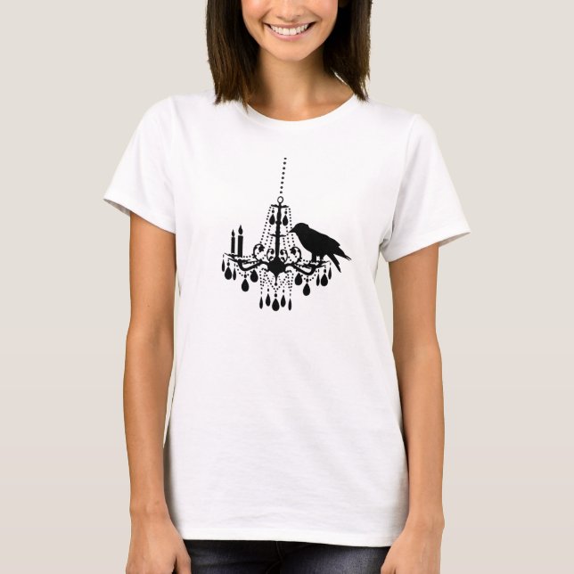 T-Shirt Halloween lustre effrayant (Devant)