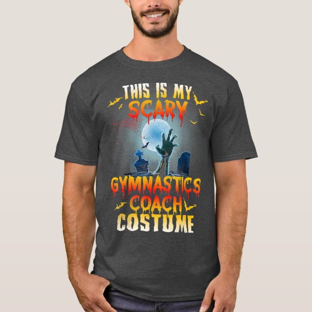 T-shirt Halloween Ma Gymnastique Scary Costume Coach Coach (Devant)