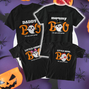T-shirt Halloween maman Boo Diable Famille Correspondant