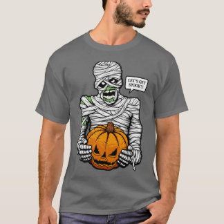 T-shirt Halloween maman Citrouille d'effroi ami Laissons S