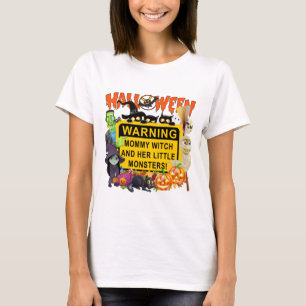 T-shirt Halloween, maman sorcière