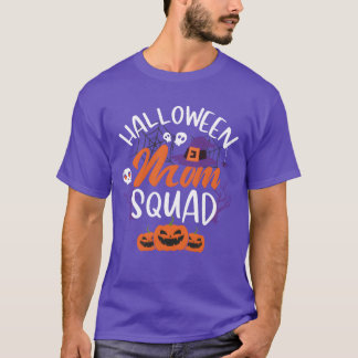 T-shirt Halloween Maman Squad drôle