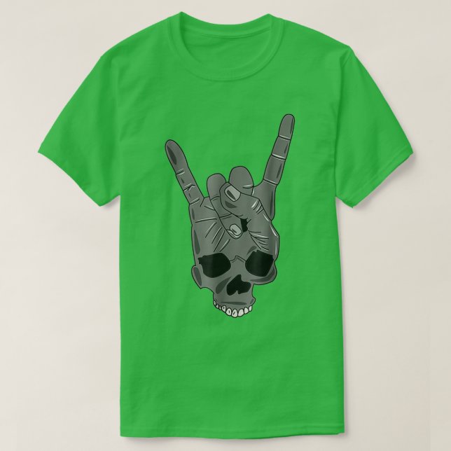 T-shirt Halloween Masque crâne Halloween nuits d'horreur (Design devant)
