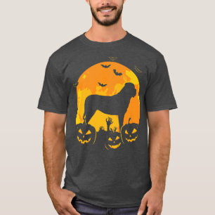 T-shirt Halloween Mastiff Jack-o'-lantern Chien Chien Chie