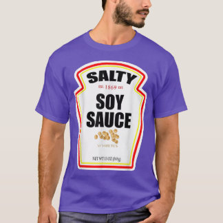 T-shirt Halloween Matching Costume Salty Soy Sauce Bottle