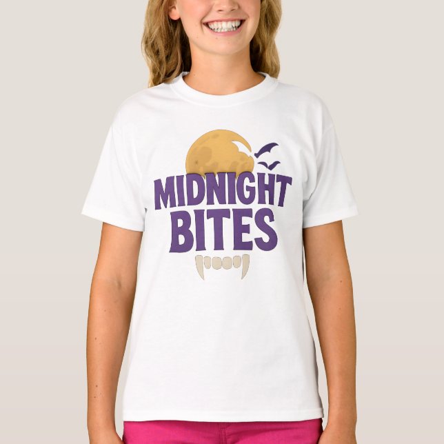 T-shirt Halloween Midnight Bites Vêtements tenue unisex (Devant)
