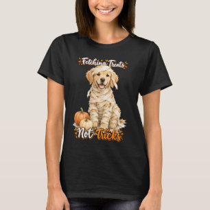 T-shirt Halloween Mignon Retriever Doré Momie Tours