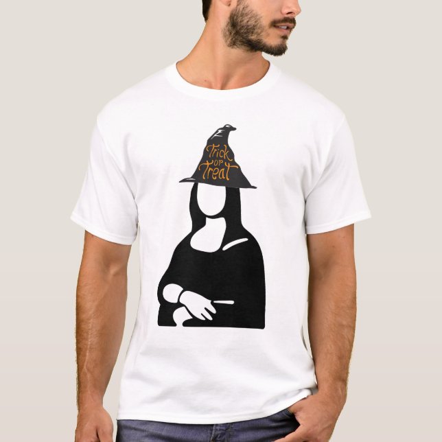 T-Shirt HALLOWEEN  Mona Lisa (Devant)
