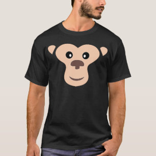 T-shirt Halloween MONKEY Visage Costume Enfants Easy MONKE