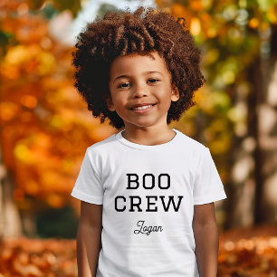 T-shirt Halloween monogramme de l'équipage de bateau