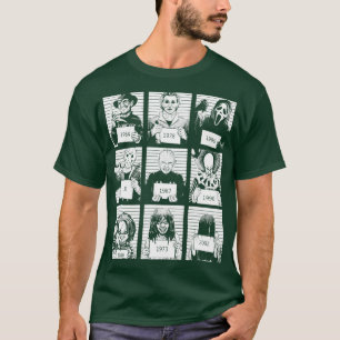 T-shirt Halloween Mug Tiré Horreur Caractère Enfants Long