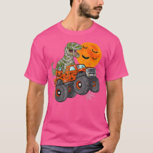 T-shirt Halloween Mummy T Rex Monster Truck Boys Enfants A