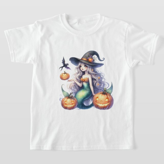 T-shirt Halloween Mystical Mermaid Girl (Poser)