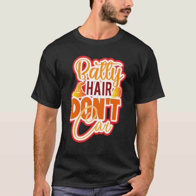 T-shirt Halloween ne fait pas de mal aux cheveux (Devant)