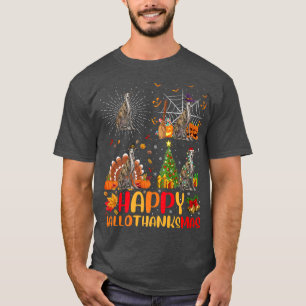 T-shirt Halloween Noël Funky Greyhound Chien Hallomerci