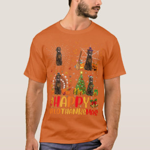 T-shirt Halloween Noël Funny Irish Setter Chien Halloth