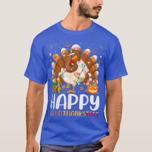 T-shirt Halloween Noël Joyeux Hallo aux oiseaux de poulet