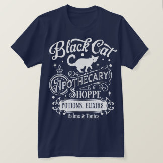 T-shirt Halloween noir de chat