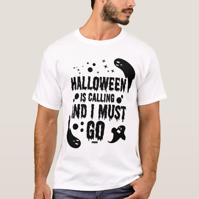 T-shirt Halloween nous appelle (Devant)