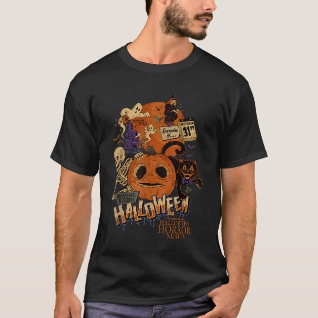 T-shirt Halloween Nuits d'horreur HHN Lil Boo (Devant)