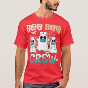 T-shirt Halloween Nurse Praticien Boo Crew, Infirmière Hal
