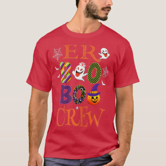 T-shirt Halloween Nurse Praticien Boo Crew, Infirmière Hal