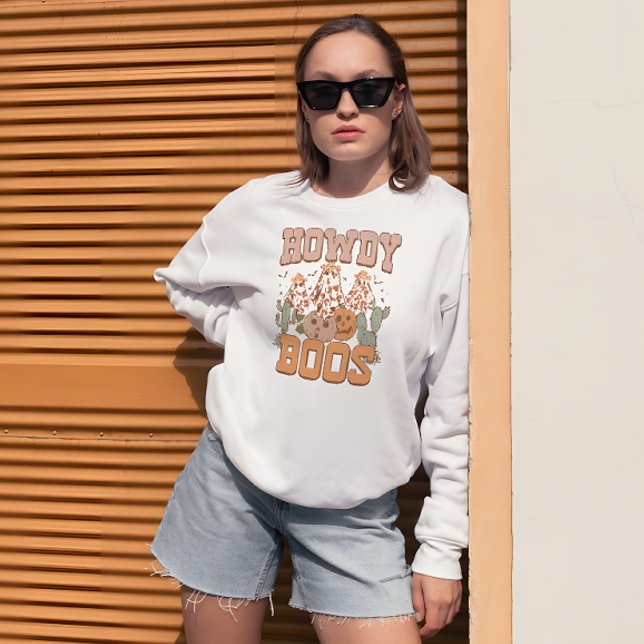T-shirt Halloween occidentale "Howdy Boos" Ghosts Cowboy C (Créateur téléchargé)