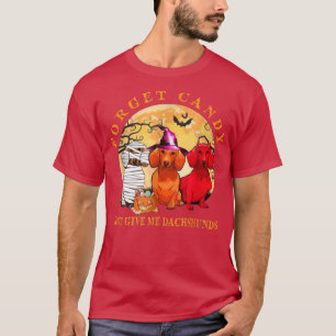 T-shirt Halloween Oubliez Les Bonbons Donnez-Moi Juste Des