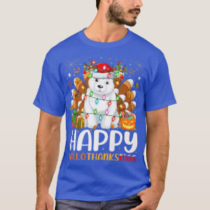 T-shirt Halloween Ours Polaire Halloween Noël Happy Hallot